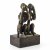 Sitzendes Paar aus Bronze, die Hände vor das Gesicht haltend. Dogon, Mali. H. 3,3 cm.