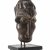 Pfeifenkopf. Bamum, Kamerun. Ton, in der Gestalt eines Affenkopfes. H. 10 cm.