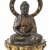 Buddha. Japan. Holz, Goldlackfassung. H. 25 cm.
