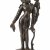 Gottheit, stehend. Bronze, Glassteinbesatz. Tibet. H. 16 cm.