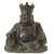 Budai (Milefo Buddha). Im Stil der Ming-Dynastie, aber später. Sitzend und lächlend, mit Krone. Bronze. H. 19 cm. Besch.