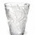 Lalique, Vase. Farbloses, geschliffenes Kristallglas
