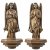 Zwei adorierende Engel. Deutsch, 20. Jh. Holz. H., je 55 cm.