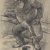 Eysen, Louis, Bettler, Bleistiftzeichnung, 20,5 x 15,5 cm.
