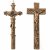 Zwei Kreuze. Oberammergau. Holz, rücks. Reliquien. H. je ca. 22 cm.