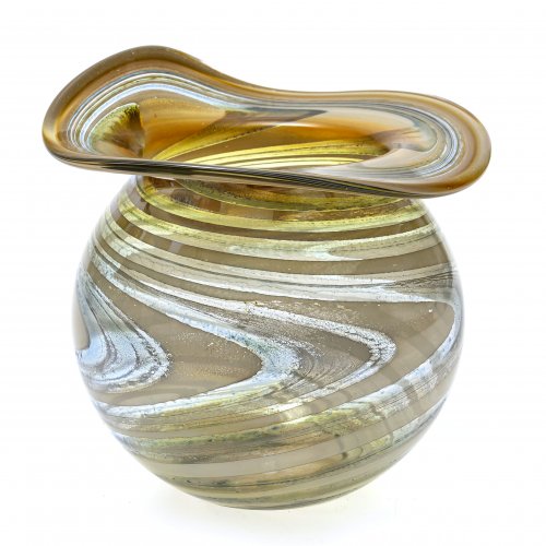 Vase, Eisch, dünnwandiges Glas.
