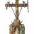 Standkreuz mit Arma Christi, Holz, Modelliermasse, farbig gefasst