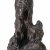 Zieraufsatz, Bronzeguss, Felsengebilde, H. 27 cm.
