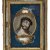 Hinterglasbild, Christus als Schmerzensmann, süddeutsch, Ende 18. Jh., Tempera/Glas, 15,5 x 10,5 cm.