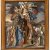 Hinterglasbild, Kreuzabnahme Christi, süddeutsch, um 1800, 61 x 50 cm.