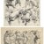Kley, Heinrich, Zwei humoristische Darstellungen der Verkehrten Welt: Bären bei Eishockeyspielen bzw. Chor der Schweine. Lithographien. 26 x 28 cm bzw. 19 x 32 cm.