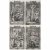 Vier Kupferstiche, aus einer Bibel, je 36 x 23 cm, gerahmt.