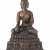 Buddha auf Lotosthron. Bronze. H. 9,5 cm. Tibet