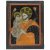 Hinterglasbild. Raimundsreut, 19. Jh. Hl. Josef mit dem Jesuskind. Tempera/Glas. Rückwand fehlt. 27 x 19,5 cm.