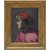 Italien, wohl 16. Jh. Dante Alighieri im Profil. Öl/Holz. 41,5 x 31,5 cm. Leicht besch., rest. Unsign.