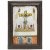 Spiegelglasbild. Raimundsreut., 19. Jh. Christus am Kreuz zwischen Armen Seelen. Tempera/Glas. 26,5 x 16,5 cm.