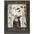 Spiegelglasbild. Buchers, 1. Hälfte 19. Jh. Herz Jesu. Tempera/Glas. Alterungsspuren, rest. 26 x 18,5 cm.