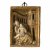 Andachtsrelief. 17./18. Jh. Maria mit Kind vor Renaissancearchitektur. Holz, geschnitzt, vergoldet. Alterungsspuren, wurmstichig.