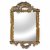 Spiegel mit geschnitzter Rocailleornamentik. 95 x 62 cm.
