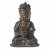 Guayin. Bronze, China. Alterungsspuren. H. 29 cm. Dabei Holzsockel.