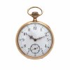 Herrentaschenuhr, Gold. Mit Widmungsinschrift