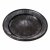 Schüssel. Kröning. Irdenware, dunkelbraun glasiert. Min. best., rest. ø 42 cm.