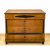 Kommode. Biedermeier. Kirschbaum, furniert, partiell geschwärzt. 4-schübig. 91 x 108 x 53 cm.
