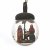 Suppenbrunzer. Kugeleingericht mit hl. Familie. H. 25 cm.