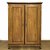 Biedermeier-Schrank. Süddeutsch, um 1830. Kirschbaum, furniert, mit ebonisierten Leisten eingefasst. Rest. 201 x 150 x 53 cm.