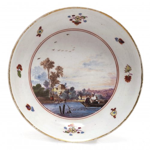 Untertasse, Meissen um 1740