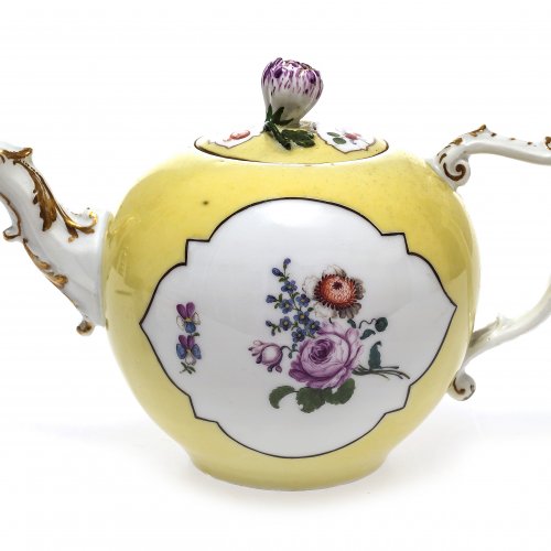 Teekanne, Meissen um 1750