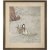 China, 18./19. Jh. Zwei Mädchen auf einem Floß. Kol. Tuschezeichnung. Leicht fleckig. 30 x 25,5 cm.