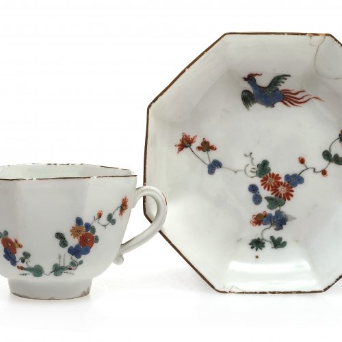 Tasse mit Untertasse, Meissen, 18. Jh.
