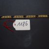 Armband. 14 K GG. Panzerglieder mit fünf Saphircabochons.  Ca. 50 g. L. 19 cm.