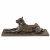 Istok, János. Dogge. Bronze, H. 10 cm, L. 25,5 cm.