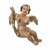 18./19. Jh. Putto mit Tuchdraperie. Übergangene Farbfassung. Besch. und rest. H. ca. 45 cm.