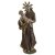 Hl. Antonius mit dem Jesuskind. Italien. Holz, übergangene Farb- und Goldfassung. Besch., rest. H. 67 cm.