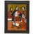 Hinterglasbild. Buchers oder Sandl. Heilige Familie mit Anna und Joachim. Tempera/Glas, 34 x 24 cm.