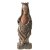 Madonna. Im gotischen Stil. Holz, Farbfassung. Ohne Arme und Füße, besch. H. 55 cm. Dabei Konsole mit Palmette, best., H. 28 cm.