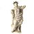 Hl. Judas-Thaddäus. Deutsch, 18. Jh. Stehend mit Buch und Keule. Alabaster. Zweites Attribut fehlt. Best., rep. H. 28 cm.