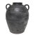 Essigtopf. Irdenware, Graphitfarben. H. 50 cm. Leicht best.
