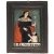 Hinterglasbild. Buchers oder Sandl. Hl. Elisabeth. Tempera/Glas. 17,5 x 12 cm.