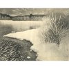 Deutsch, 20. Jh. Winterlandschaft. Mischtechnik. 24 x 31,5 cm. unles. sign.