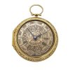 Herrentaschenuhr mit Übergehäuse (später, 18. Jh.). Gold. N. Hodges, London. 1 Zeiger erg. Mit Schlüssel.