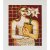 Bach, Elvira. Farbserigrafie, Frau mit Blumentopf. 62 x 49 cm. Sign., Aufl. 148/150.