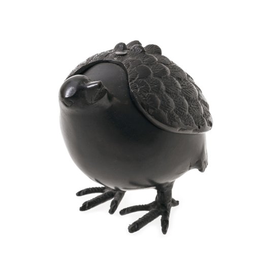 Koro (Weihrauchbrenner). China. Bronze, in Vogelform. Standfüßchen rep. H. 8 cm.