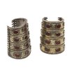 Usbekischer Schmuck.  2-teilig. Armspangen. Silber, Metallkern. Gebrauchsspuren.