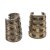 Usbekischer Schmuck.  2-teilig. Armspangen. Silber, Metallkern. Gebrauchsspuren.