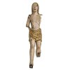 Sebastians-Prozessionsfigur. Lateinamerika. Besch., fragmentarisch. H. 97 cm.