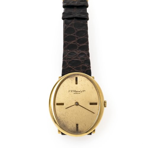 Armbanduhr. Chopard, Genf. Gold. Nicht auf Gangbarkeit geprüft, überholungsbedürftig. 3,5 x 3 cm.